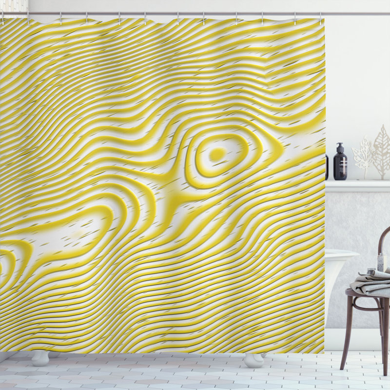 Chantrell Shower Curtain with Hooks Included, 69" W x 75" L