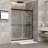 56" - 60" W x 70" H Bypass Sliding Semi-Frameless Shower Door-101811032