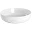 Service de table en céramique fine 12 pièces en blanc