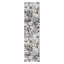 Tapis floral intérieur / extérieur gris-69986548