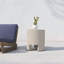Hobart 18'' Stone Outdoor Side Table