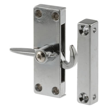 Prime-Line Hook and Eye Latch, Steel Construction, Zinc Plated, 2