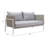 Morriston 58.7'' Outdoor Loveseat