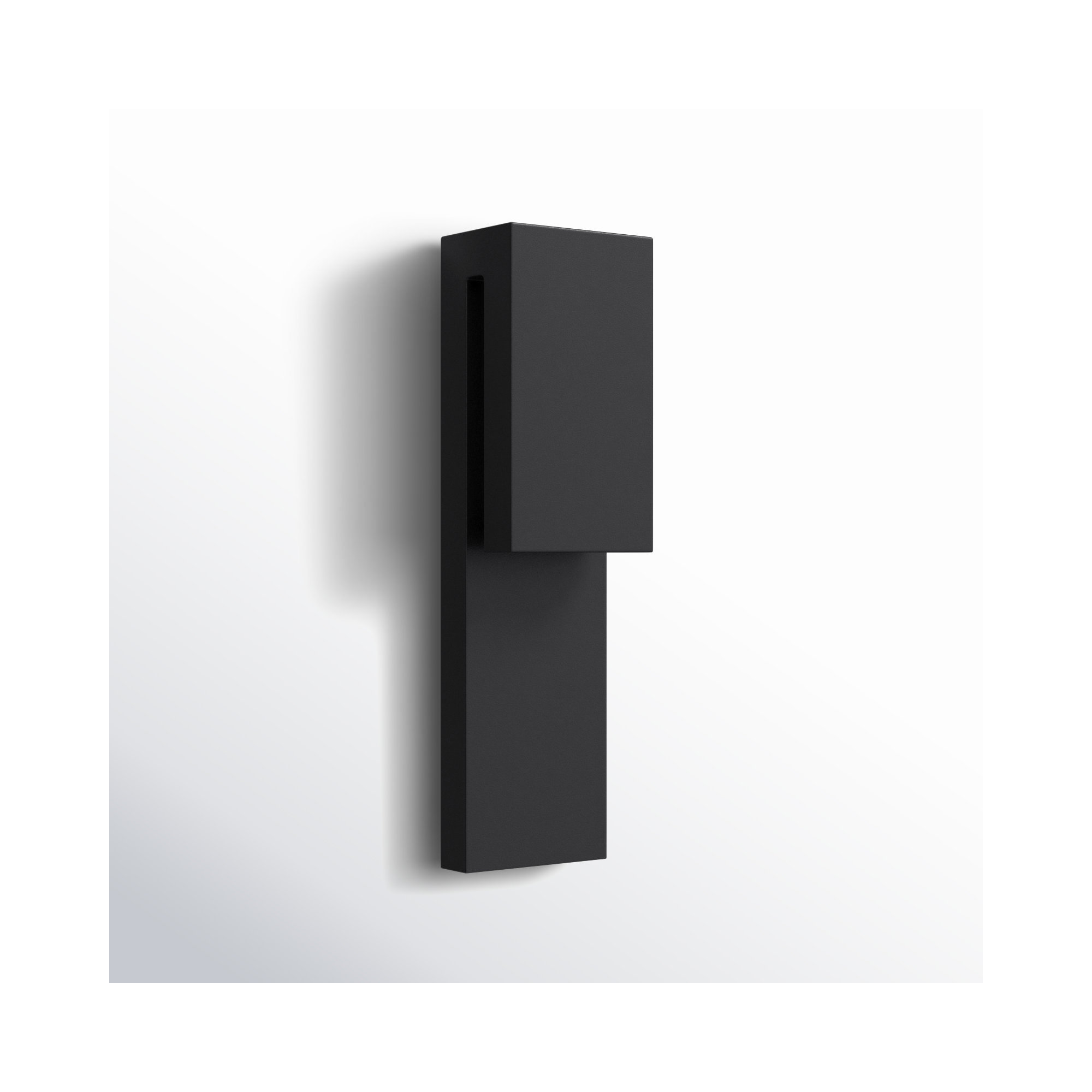 Bronwyn Outdoor Aluminum LED Wall Light, Black