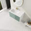 Meuble-lavabo mural 36 po avec lavabo en céramique