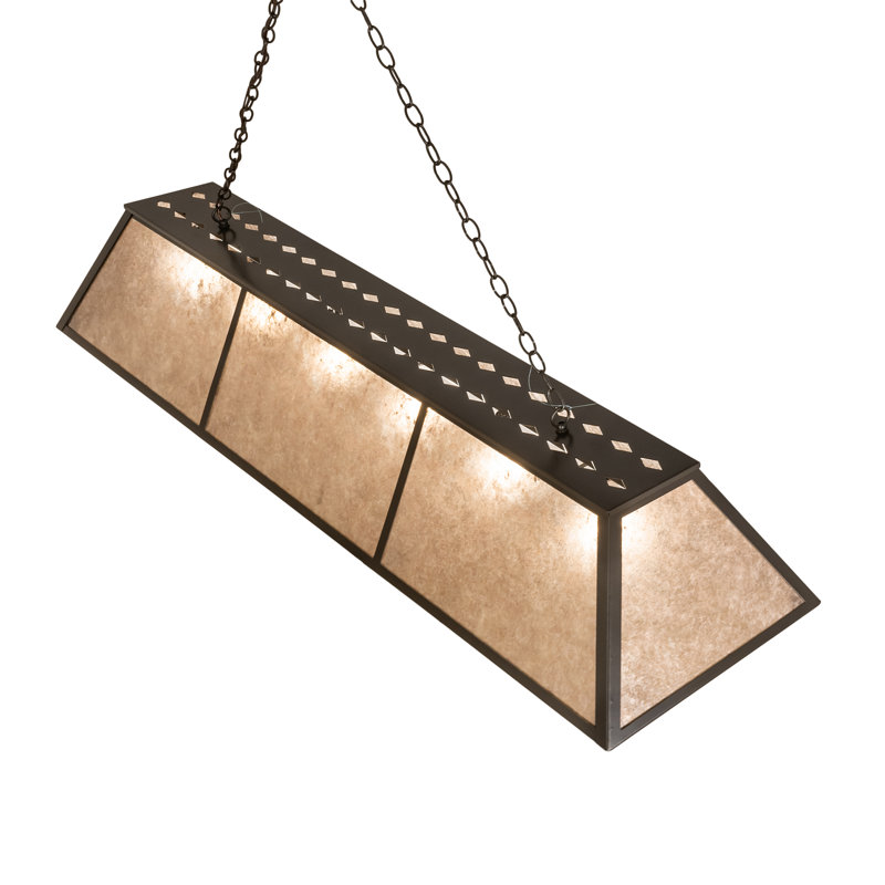 Rustic Lodge 6 - Light Pendant, Brown, 47" H x 70" W x 17" D