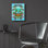 «Snow Globe» par Hello Angel, art mural en verre acrylique