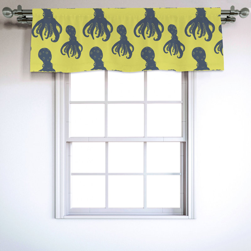 Sateen Ruffled Window Valance