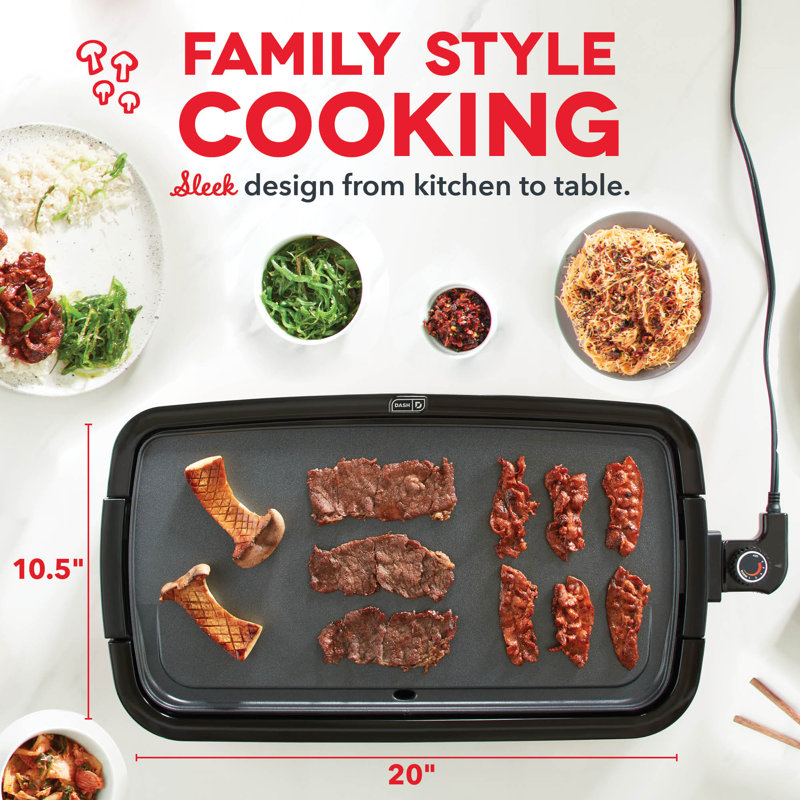 Dash Deluxe Everyday Griddle, Black