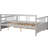 Gray Daybed With Two Practical Drawers - Solid Wood For A Neat Home Full Size Drawers, Built Dependable Piece-569442623