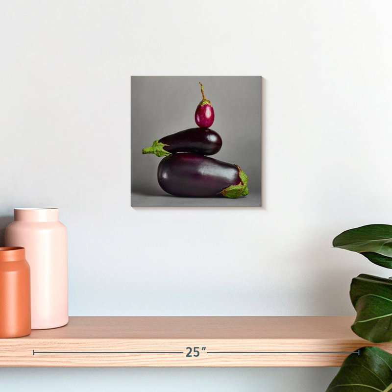 Yarlin Eggplant Stack, 10" H x 10" W