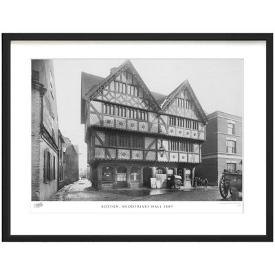 Boston, Shodfriars Hall 1889 - Single Picture Frame Print