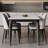 Sintered Stone Table White Ash Seating Set