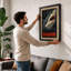 Shark Graphic Art - Framed Print-1838215380-1838215381