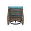 Ensemble de fauteuil oscillant et pivotant 2 pièces Courtyard Avalon FSC Teak