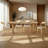 Luna 87" Oak Dining Table, Biscotti Oak-199242987
