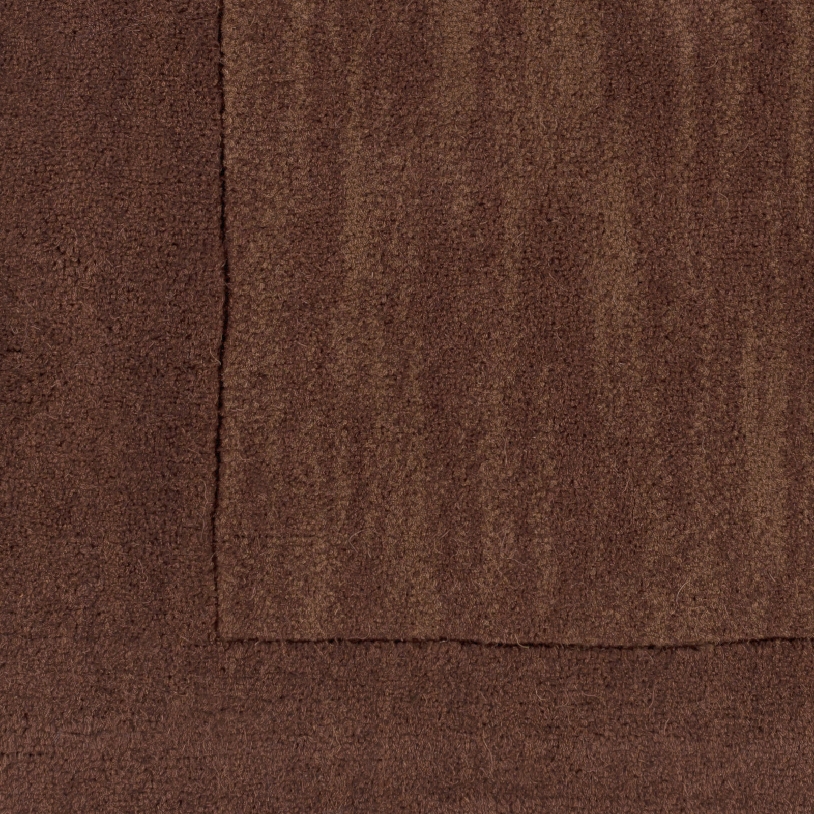 Dolma Handmade Wool Brown Rug, Rectangle 5' x 8'