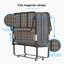 Lit pliant de 38 po de largeur avec matelas de 4 po de hauteur inclus-91021598