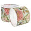 Abat-jour tambour moyen 13 x 13 x 10 pouces (abat-jour floral foncé)