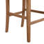 Ensemble de 2 tabourets de bar d'une hauteur de 30,5 pouces, structure en bois d'hévéa, coussin en tissu éponge et tabourets de bar rembourrés, chaises de bar rétro-418177268
