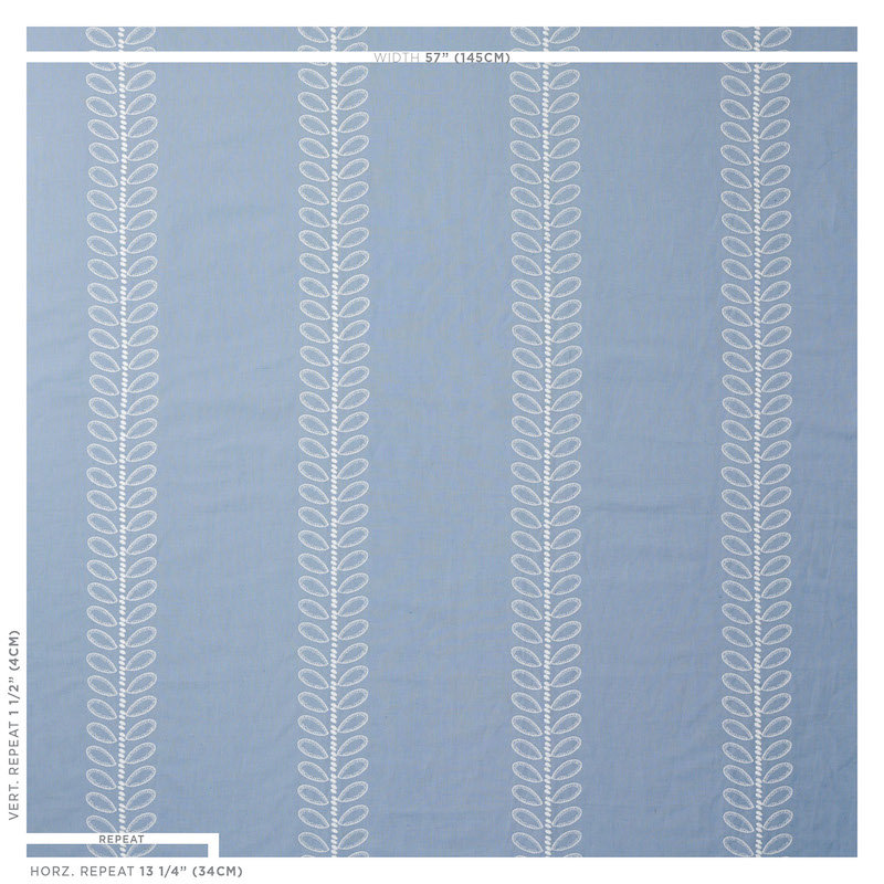 Tissu de broderie Camile, Ciel