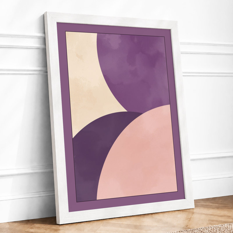 Soft Geometries Minimalist - Print, A3 - 42.0 x 29.7 cm, White