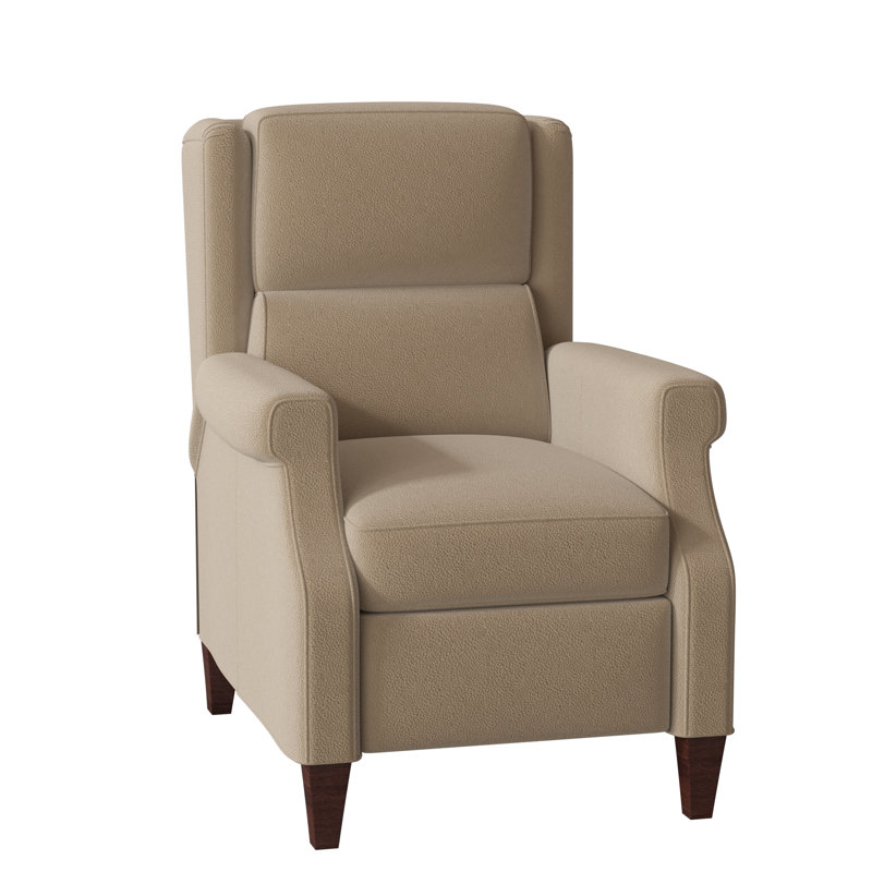Gallaway Recliner, Corinthian Cherry Genuine Leather, Mahogany, Manual