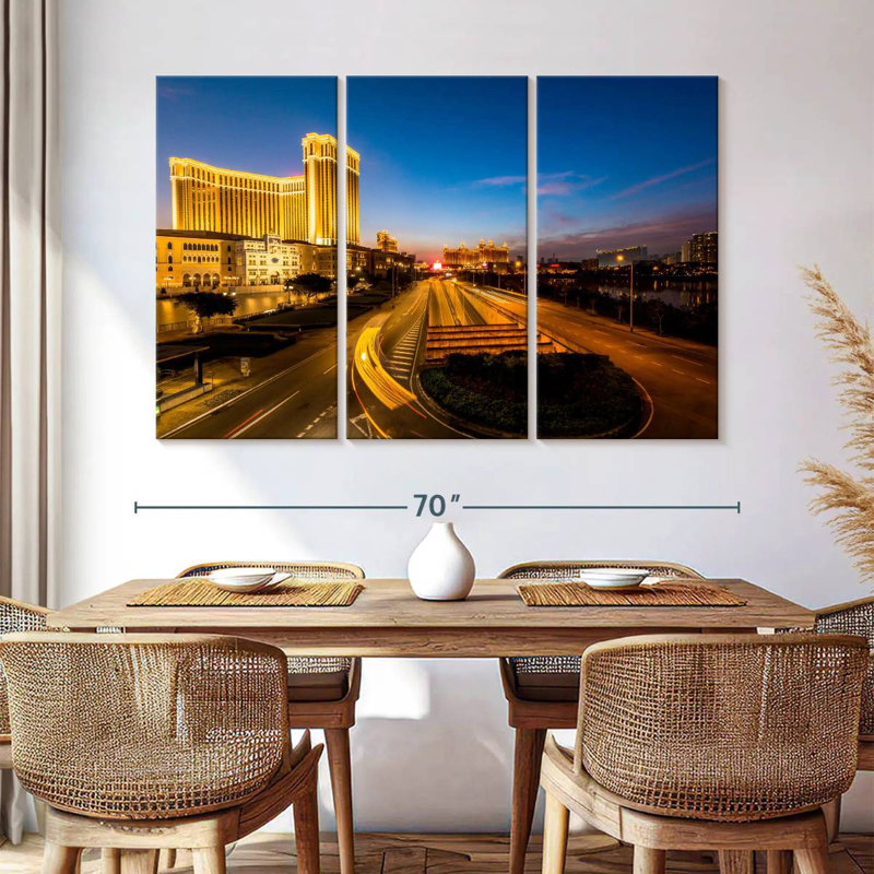Macau, 42" H x 65" W