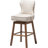 Wadley Swivel Upholstered Counter Stool with Solid Wood Frame-1981332894