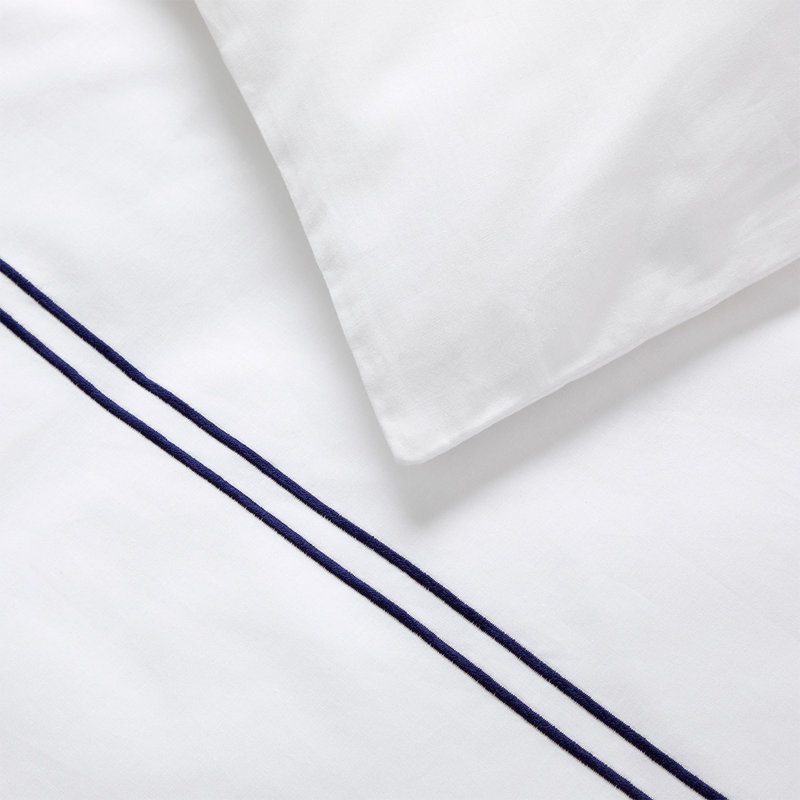 Duo Pierre Twin Duvet Cover, Twin Duvet Cover, Navy