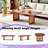 Rattan Solid Wood Rectangular Coffee Table