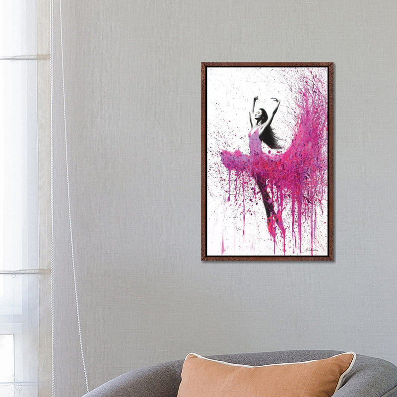 Love Yourself First by Ashvin Harrison - Print on Canvas, Classic Brown Wood Framed, 66.04 cm H x 45.72 cm W