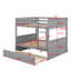 Full Over Full Bunk Bed With Trundle-280141966