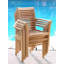 Mas Outdoor Teak Dining Armchair