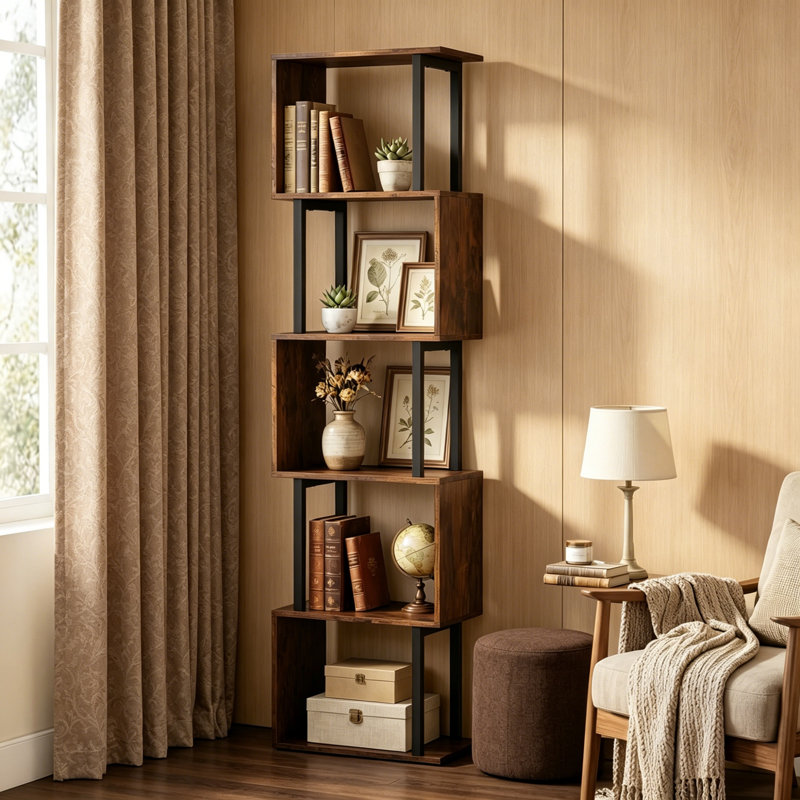 147cm H x 38cm W Metal Bookcase