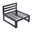 Fauteuil de chambre de l 29,52 po