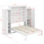 Grand lit escamotable avec garde-robe et tablette de rangement-427118841-427118842