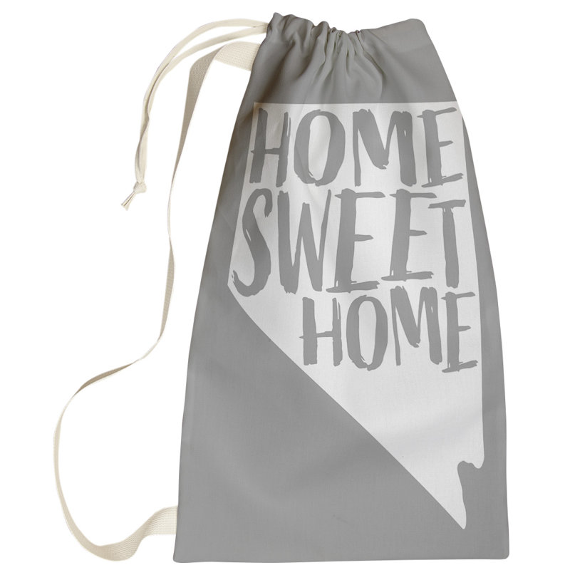 Sac à linge doux pour la maison nevada, Grand (H 36 po x l 28 po), Gris
