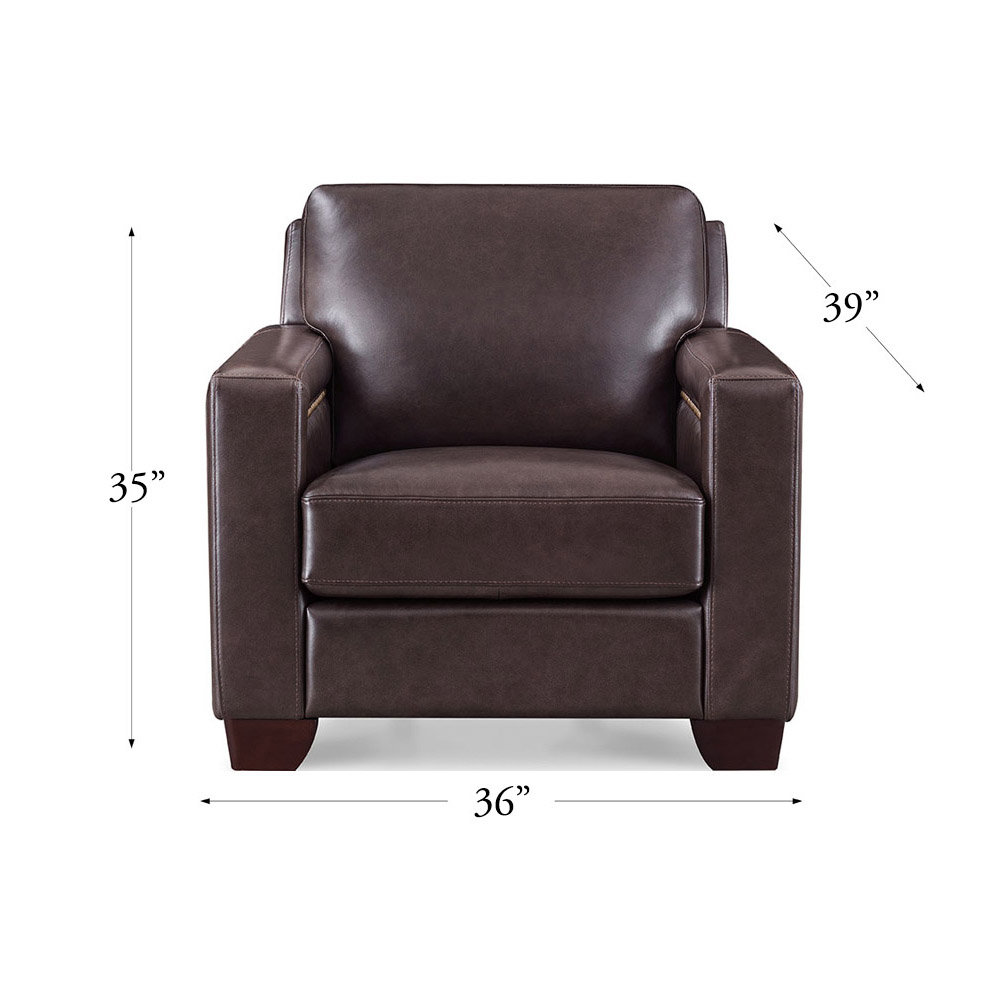 Tryston Genuine Leather Armchair