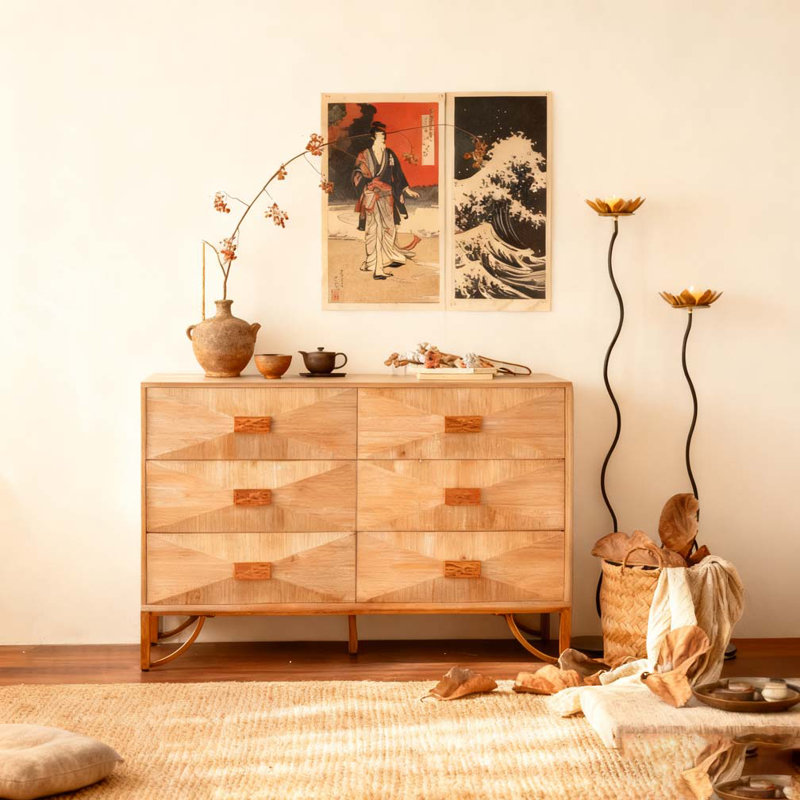 Commode 6 tiroirs 47,24 po
