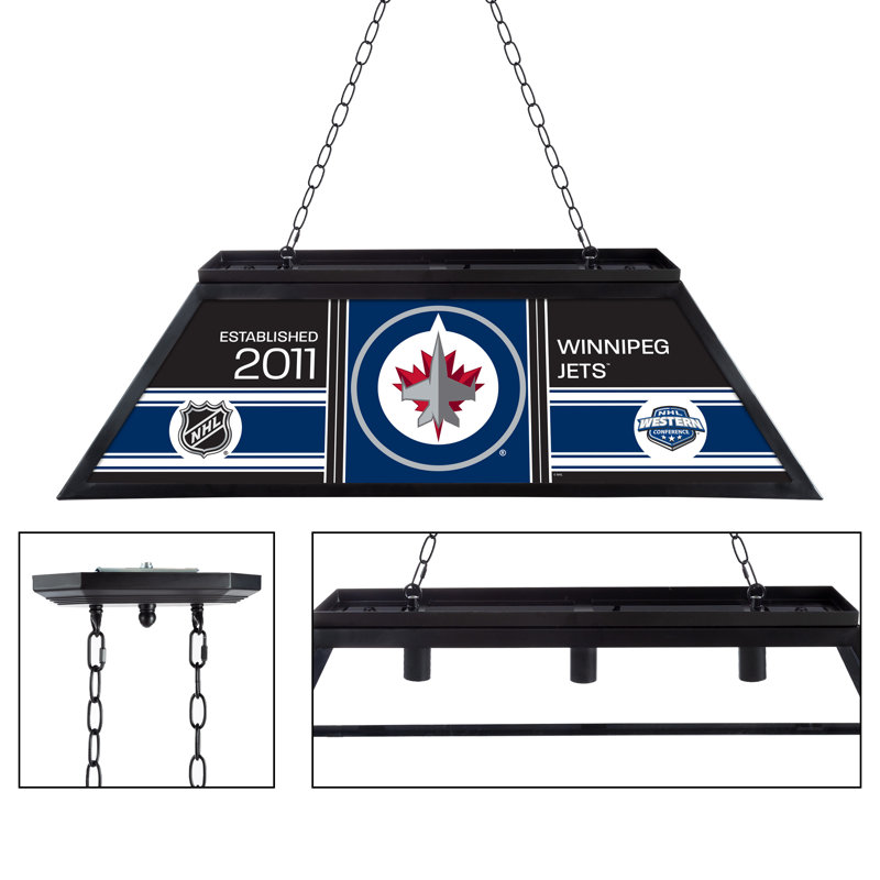 Winnipeg Jets Patch  44-Inch Pool Table Light
