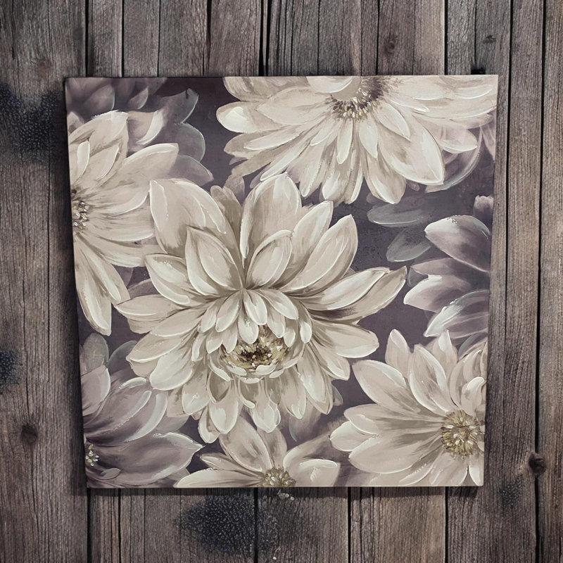 White Flower - Wrapped Canvas Print