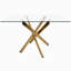 with Glass Base Dining Table-1415236073