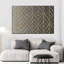 Motif de treillis doré sur toile-92519736
