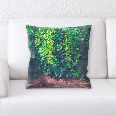 Coussin décoratif briques