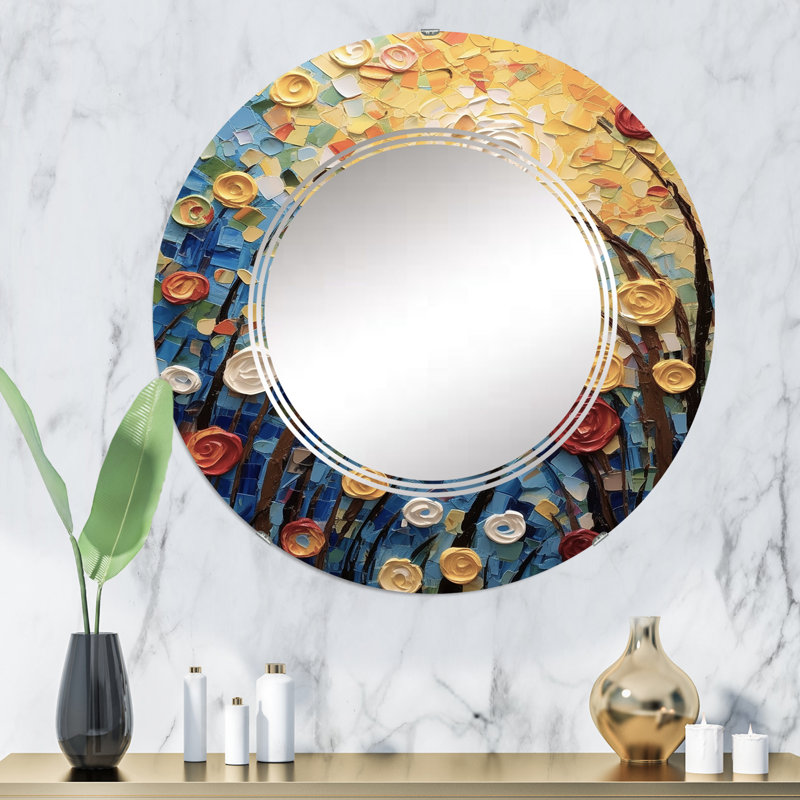 Miroir mural Zianya, 32 po x 32 po