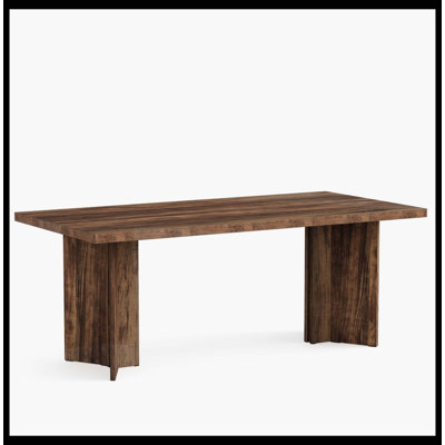 63" Dining Table, Farmhouse Kitchen Table With Large Tabletop For 4-6