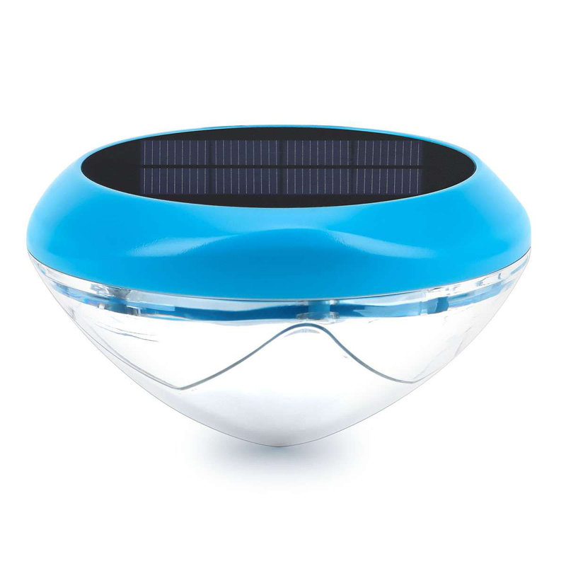 Lumière flottante extérieure à DEL 2,3 po à changement de couleur à énergie solaire intégrée
