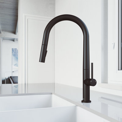 Greenwich 18" H 1-handle Pull-Down 2-Function Sprayer Kitchen Faucet
