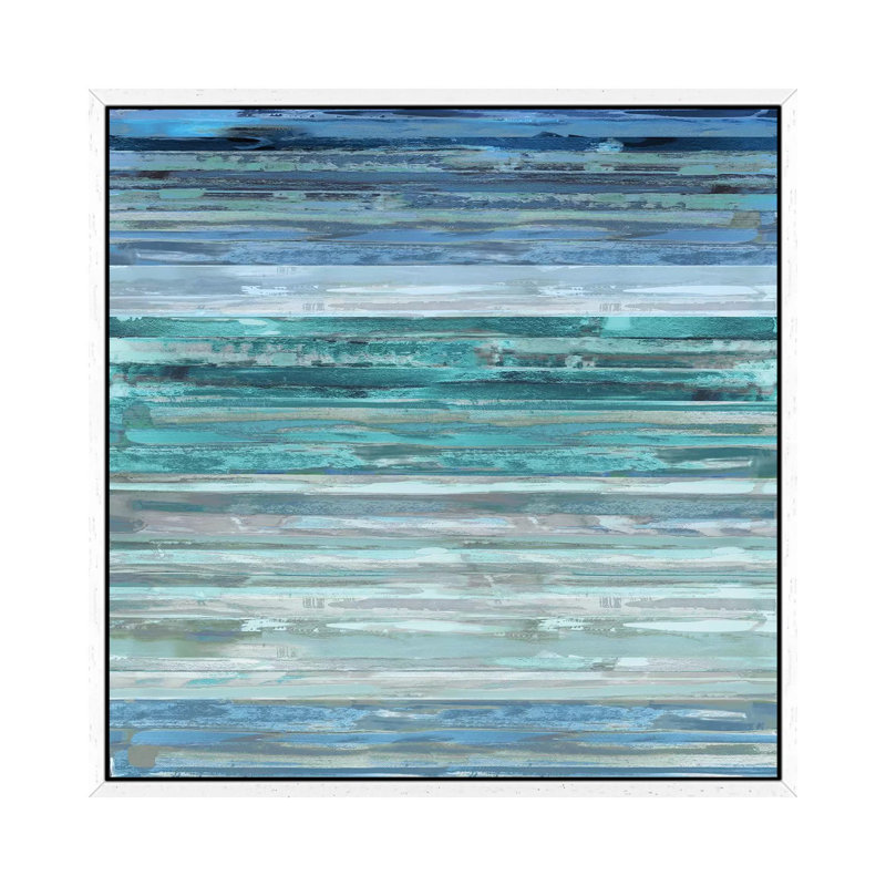 Matt Shields - Print on Canvas, 45.72 cm H x 45.72 cm W, White Floater Framed